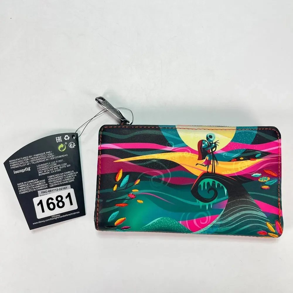 Loungefly Disney Teal The Nightmare Before Christmas Simply Meant To Be Wallet